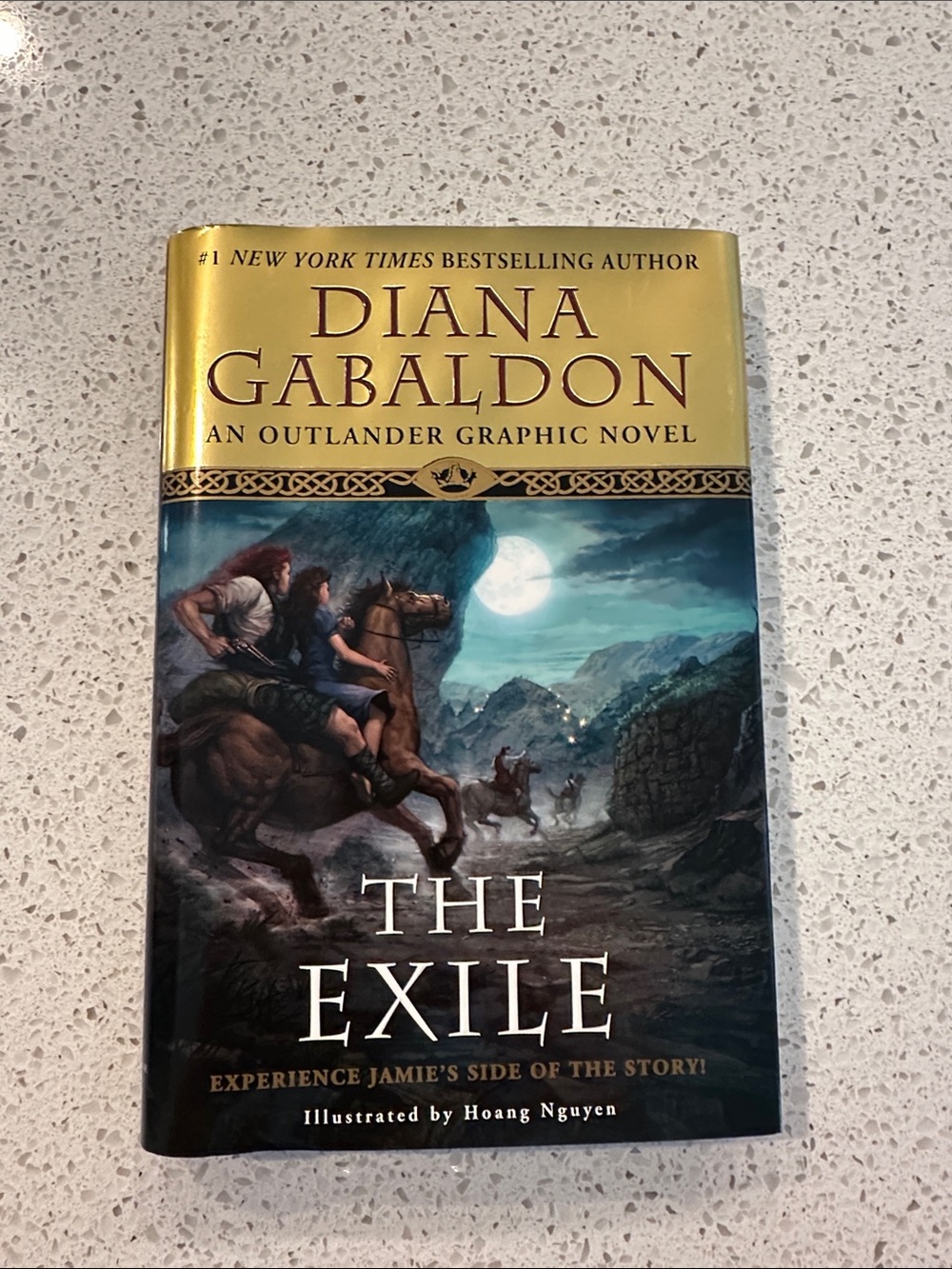 The Exile Graphic Novel - Gold & Blue Cover